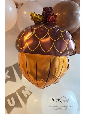Ozka Concept Fındık Şekilli Folyo Balon Fındık Balon 58X41CM