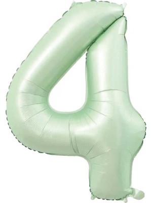 Ozka Concept Rakam Folyo Balon 34 Inç 76-82 cm (Adaçayı, 4)