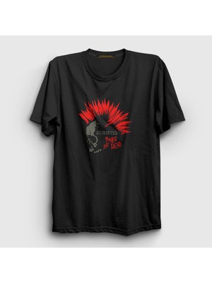 Presmono Unisex Siyah Punk The Exploited T-Shirt