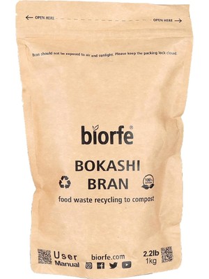 Ozka Concept Bokashi Kepeği 1 Kg, Iç Dış Mekan Kompost Kovaları Için Hızlı Kolay Kompost Başlatıcı