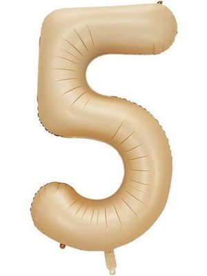 Ozka Concept Benim Marifetlerim - 5 Rakamı Karamel Folyo Balon 34 Inch 86 cm