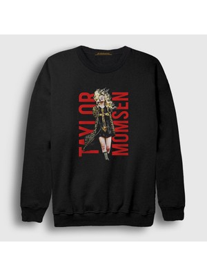 Presmono Unisex Siyah Taylor Momsen The Pretty Reckless Sweatshirt