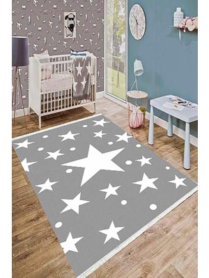 Ozka Concept Pelangi MEGÇ161 Dijital Baskılı Çocuk Bebek Halısı, NOCOLOR-5D1004EF 160 x 250