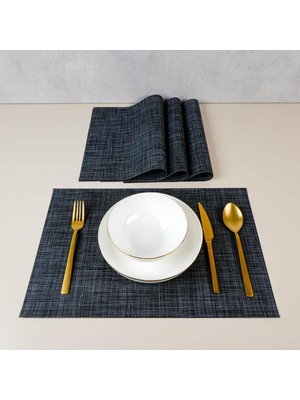 Ozka Concept Maxstyle Black 4 Parça Amerikan Servis 30X45 cm