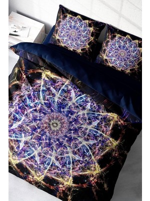 Ozka Concept Monohome Mandala 1 3D Pamuk Saten Çift Kişilik Nevresim Takımı, MONOHOME2391