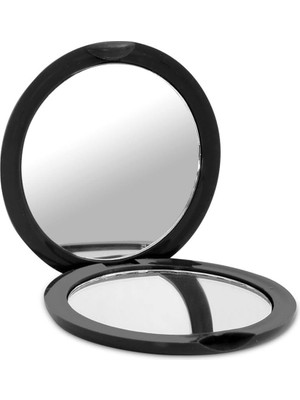 Ozka Concept Tusah Çanta Cep Makyaj Aynası, 5 x 6 Cm, Siyah