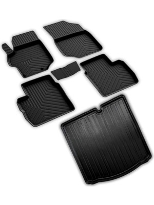 Ozka Concept Ferrous Autoaccessories Citroen C Elysee 4d Paspas 3D Bagaj Havuzu 2013 Üstü