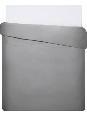 Ozka Concept Linens Mix&match Pamuk Saten Çift Kişilik Nevresim Kılıfı Vizon