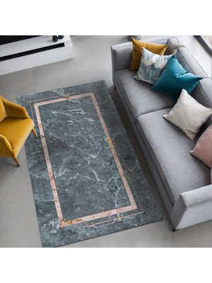 Ozka Concept Faran Kadife Kaymaz Pamuk Tabanlı Yıkanabilir Antibakteriyel Salon Halısı 200X300