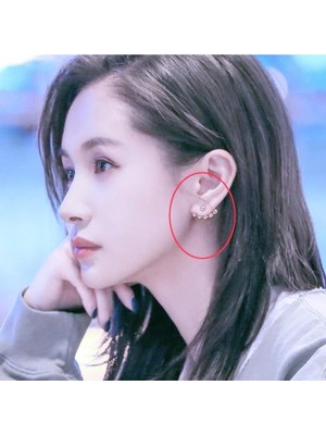 Ozka Concept Takıconcept 5li Görünümlü Kıkırdak Piercing, Küpe, Helix Piercing, Sivri Gümüş