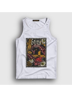 Presmono Unisex Beyaz Code Orange Gojira Atlet