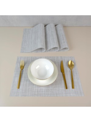 Ozka Concept Maxstyle Light Grey 4 Parça Amerikan Servis 30X45 cm