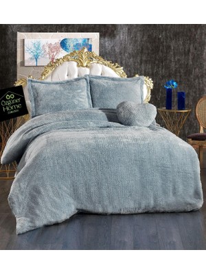 Ozka Concept Özgüner Peluş Nevresim Takımı, Yumuşak Peluş Kumaş Sıcak Konforlu Kışlık Yatak Odası Takımı – (G