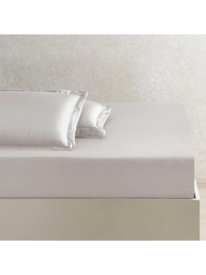 Ozka Concept Linens x Tencel™ Lyocell Süperking Lastikli Çarşaf Bej