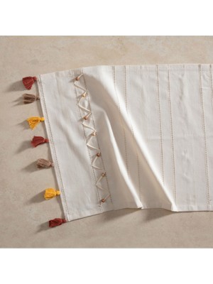 Ozka Concept Boncuk Ponponlu Runner 50X130 cm