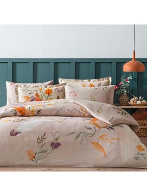 Ozka Concept Linens Leina Nevresim Takımı Çift Kişilik Bej