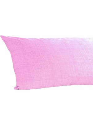 Ozka Concept Alla Turca-Ranforce Yan Yatış Yastık Kılıfı 40X120 cm Toz Pembe (Toz Pembe)