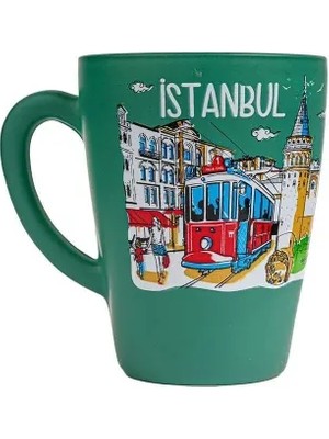 Zenviaa Istanbul Temalı Cam Kupa Bardak Zenviaafgh