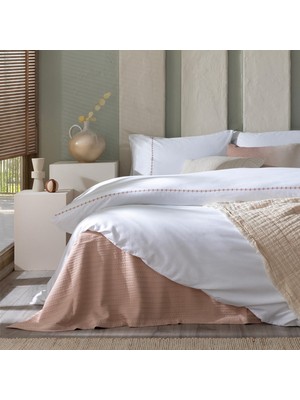 Ozka Concept Florıssa Bambu King Size Nevresim Seti 230X220 cm Beyaz