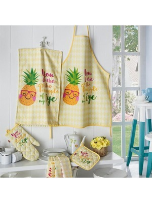 Ozka Concept Maxstyle Pineapple 5 Parça Mutfak Seti