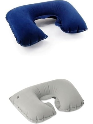 Ozka Concept Şişme Araç Boyun Seyahat Yastığı – Taşınabilir, Ergonomik, Destekli, Karışık Renkli, Uzun Y