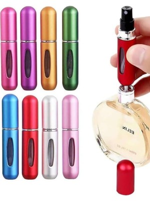 Ozka Concept Şık Tasarım Parfüm Doldurulabilin Mini Lüx Şişe Seyehat 5 ml Cep Parfüm Şişesi Taşınabilir Portatif
