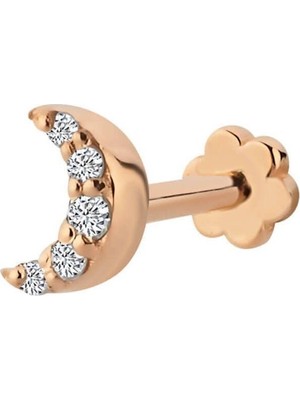 Ozka Concept Sirius Pırlanta Luna Tragus Piercing 0635E0002
