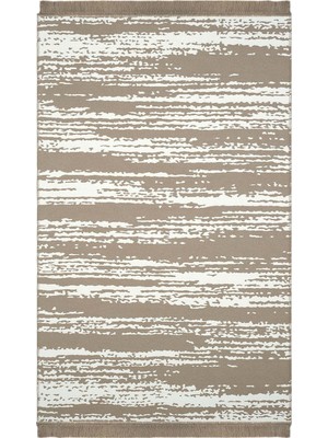 Ozka Concept Cool Halı Lovely Kahverengi Kilim Çift Taraflı Makinede Yıkanabilir Banyo Mutfak Balkon Kilimi