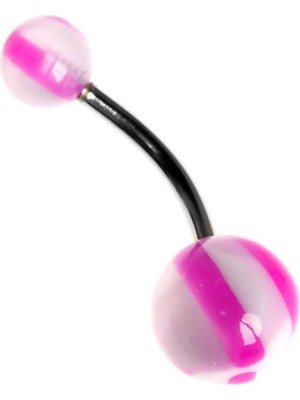 Ozka Concept Rouge Moulin Bioplast Göbek Piercing TDGR00657, Mor