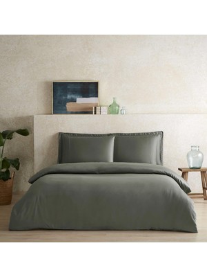 Ozka Concept Linens x Tencel™ Lyocell King Nevresim Kılıfı Yeşil