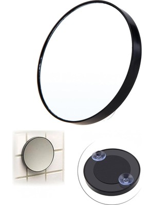 Ozka Concept 10X Büyüteçli Vantuzlu Pratik Kullanışlı Makyaj Lens Traş Aynası