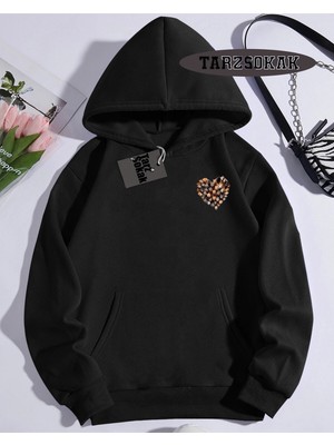 Tarzsokak Kapşonlu Sweatshirt Siyah El Gato Özel Tasarım