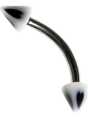 Ozka Concept Rouge Curved Barbel Çelik Spike Piercing TDGR00905