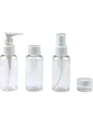 Ozka Concept Şeffaf Seyahat Kiti (4'lü)