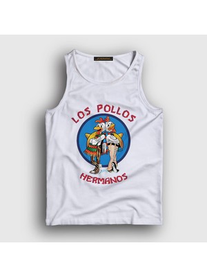 Presmono Unisex Beyaz Los Pollos Hermanos Breaking Bad Atlet