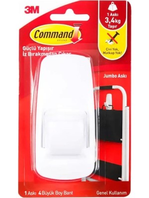 Ozka Concept 17004 Command Büyük Boy Askı Beyaz