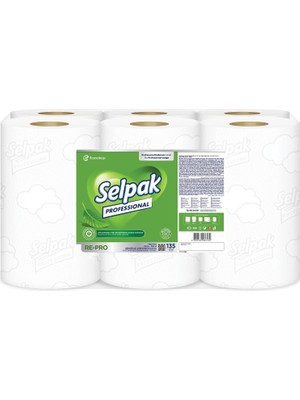 Ozka Concept Selpak Professional Re-Pro Sensörlü Dispenser Havlu 6 Rulo 21CM x 135 M