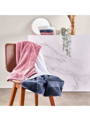 Ozka Concept Linens Pamuk 85X150 cm Banyo Havlusu Beyaz