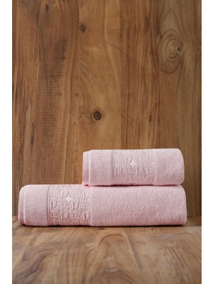 Ozka Concept Soley Oppolo 2'li Havlu Seti, Pembe 50X90, 70X140