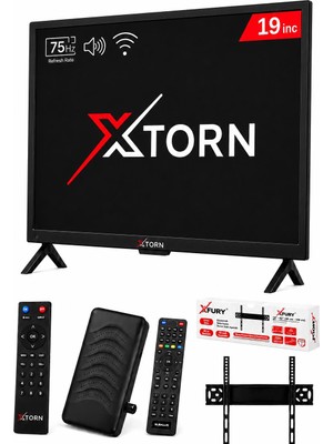 Fury Torn 19’’ (48 Ekran) Çanaklı / Çanaksız Wifi'li Uydu Alıcısı+Tv Askı Aparatı Hediye