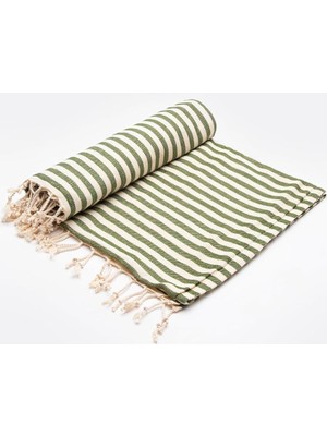 Ozka Concept Penti Stripe Double Yüz Havlusu,haki