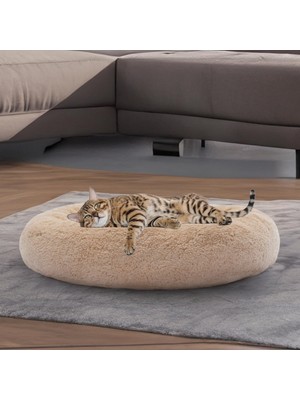 Ozka Concept Yuvarlak Evcil Hayvan Yatağı, Yumuşak Peluş, Için, Rengi