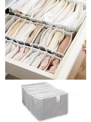Ozka Concept Baby Akordiyon Çekmece Düzenleyici (Gri, Large)
