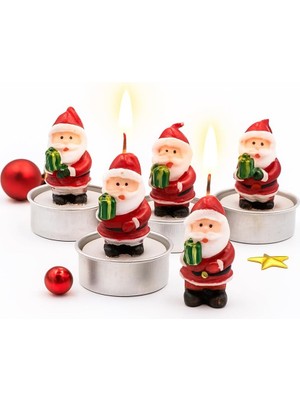 Ozka Concept Yılbaşı Temalı Noel Baba Figürlü Mum Seti 4’lü | Yılbaşı Mumu, Yılbaşı Hediyesi, Yılbaşı Sofra Süsl