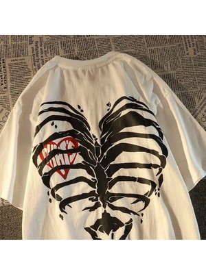 Tarzsokak Kalp Kaburga Kaburga Iskelet Streetwear 15