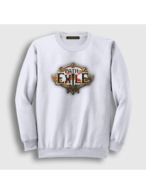 Presmono Unisex Beyaz Path Of Exile Sweatshirt