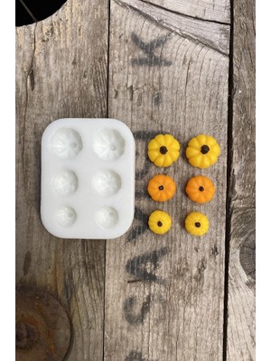 Ozka Concept Rufus Kabak Mini Altılı Mum Kalıbı (Silikon)