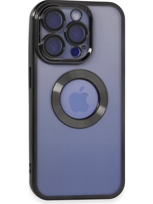 Fırsatkolik iPhone 15 Pro Max Kılıf Slot Silikon - Siyah