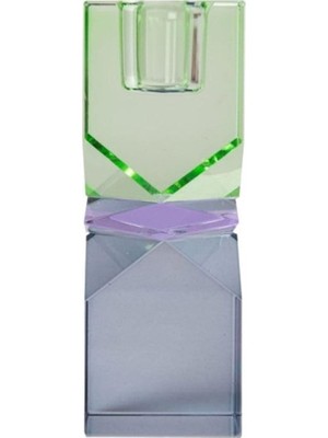 Ozka Concept Eja International Kristal Mum Tutucu, Nane Yeşili Koyu 11X4X4 cm