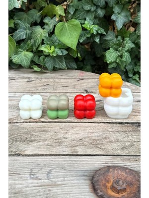Ozka Concept Rufus Bubble Küp Mini Tekli Mum Kalıbı (Silikon) 1 Adet